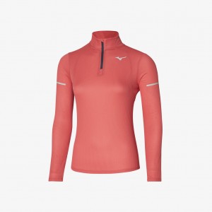 Mizuno DRYAEROFLOW LS HZ Červené | CZ_MZN75547