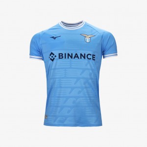 Mizuno SS LAZIO 2022/23 HOME JERSEY Blankyt | CZ_MZN70165